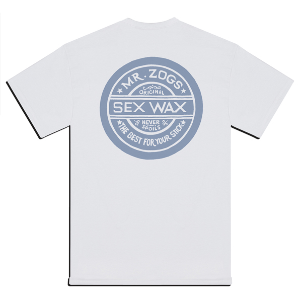 Sexwax Plain Star Mens Short Sleeve 01s Mr Zogs Surfboard Wax