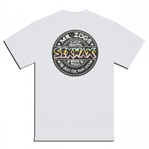 Sex Wax Greenie: Mens Short Sleeve White Small